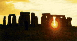 
Stonehenge and sun-light